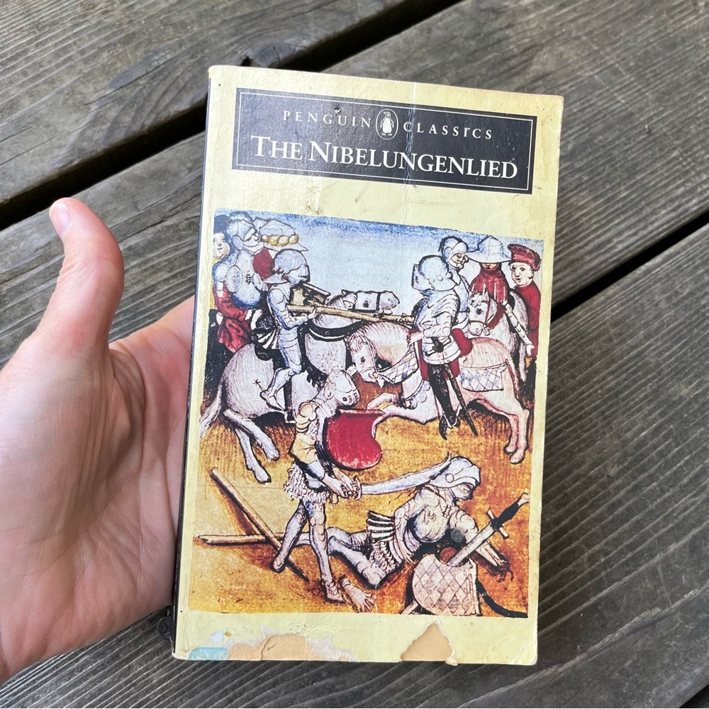 The Nibelungenlied Vintage Paperback Book Translated By A.T. Hatto
